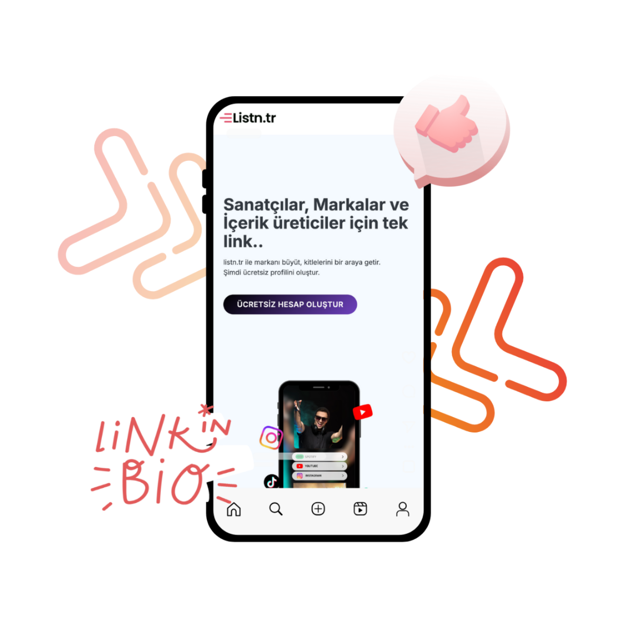 Tüm Linklerini Tek Bir Sayfada Topla